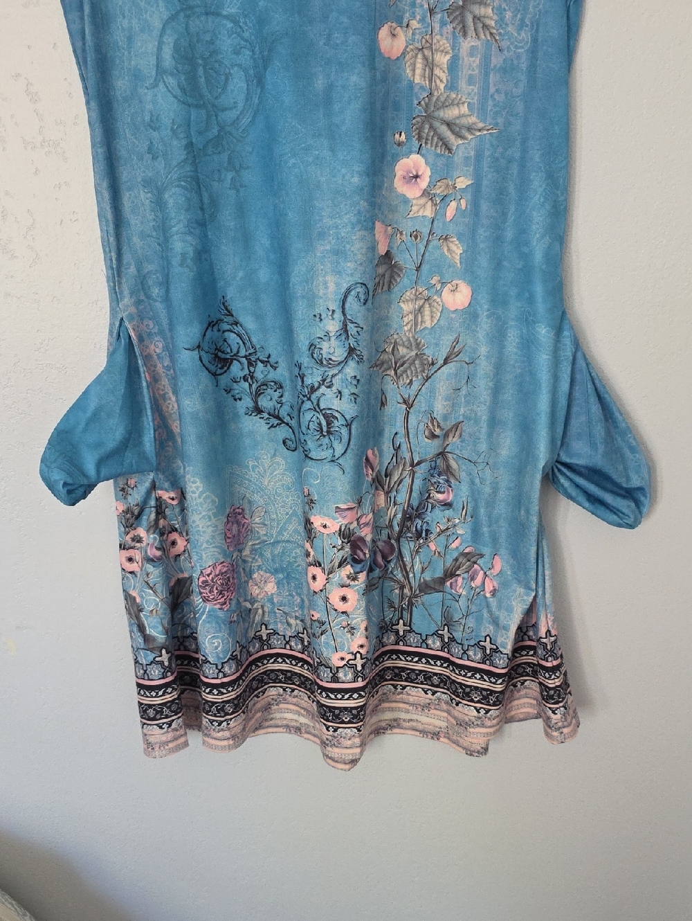 Cute Blue Multi Coloured Dress - Picture 4 of 4